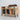 Large Tube-leg Oak Record / Media / TV Stand