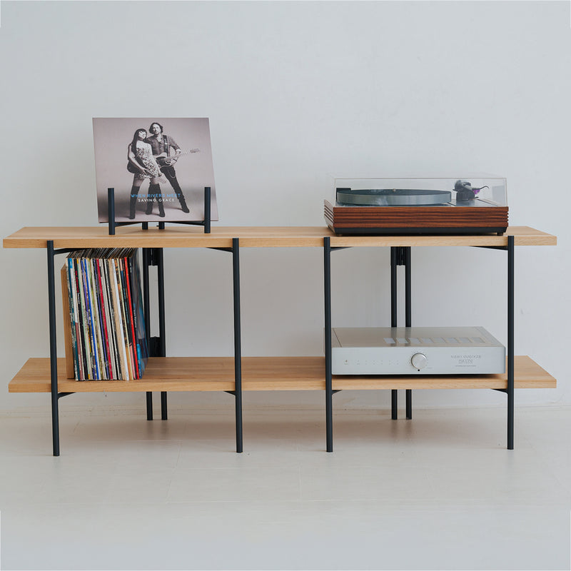 Hinge [2 tier] Hi-Fi / Record Stand / Media Unit
